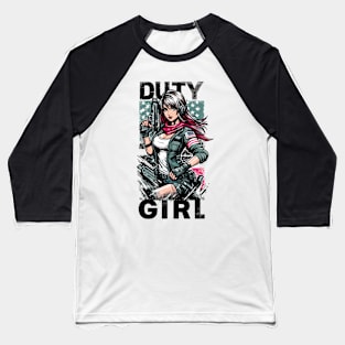 Duty Girl Baseball T-Shirt